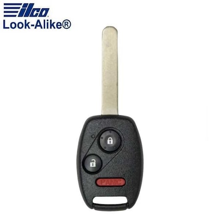 Ilco LAL RHK-HON-3B6 HONDA 3 BUTTON REMOTE HEAD KEY ILCO-AX00011240